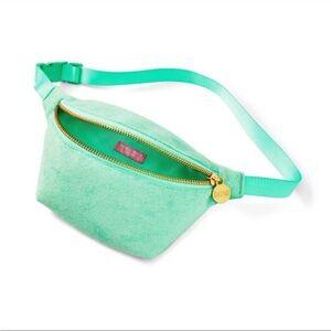 Stoney Clover Lane X Target terry cloth fanny pack in light green NWT***